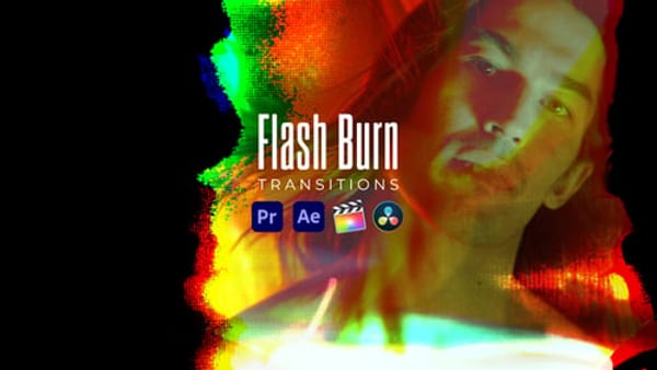 Film Burn and Analog Flash Transitions for Premiere Pro and After Effects