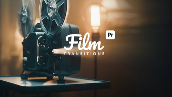Film Burn & Scratch Transitions for Premiere Pro | 16mm/35mm MOGRT Effects