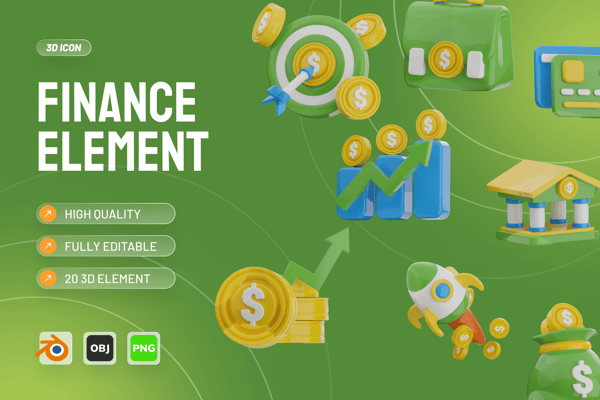 Finance 3D Icon