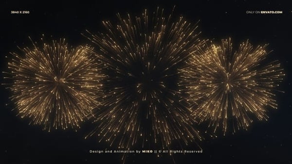 Fireworks Background 4K