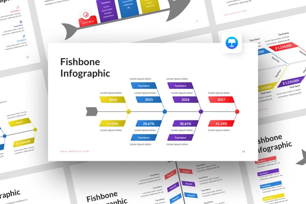Fishbone Infographics Keynote