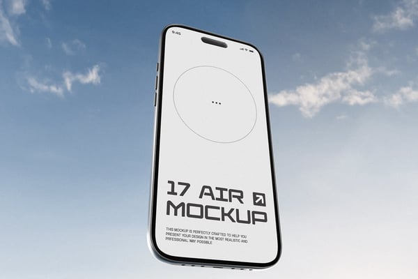 Floating Phone Mockup