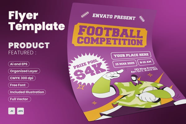 Football Competition Flyer Event