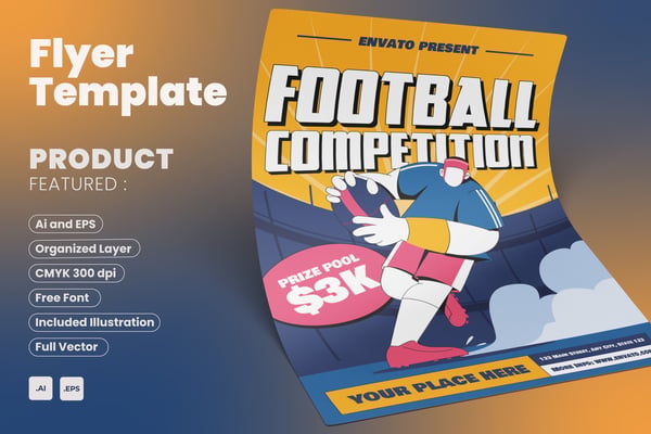 Football Competition Flyer Event