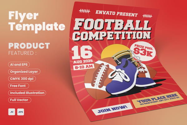 Football Competition Flyer Event