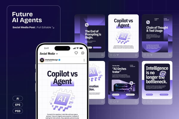 Future AI Agents - Instagram Post