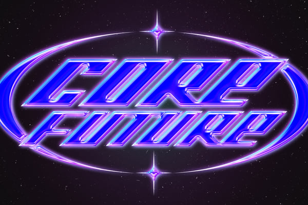 Future Chrome Text Effect