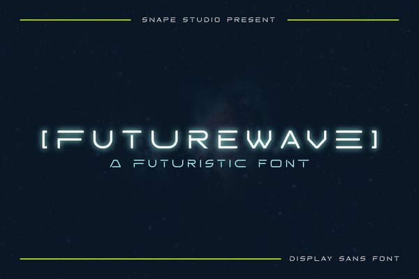 Futurewave – Space Futuristic Font