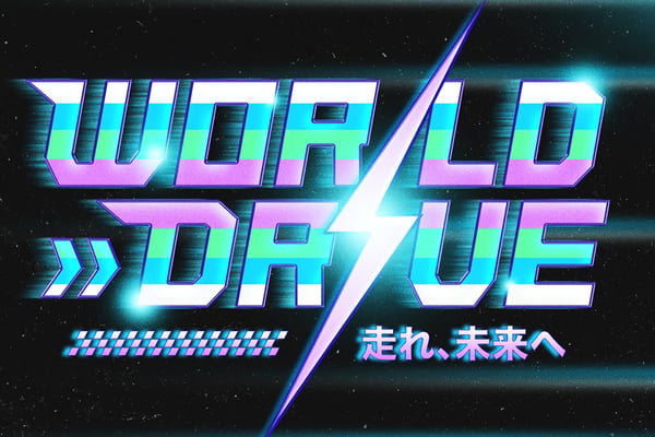 Futuristic Racing Text Effect
