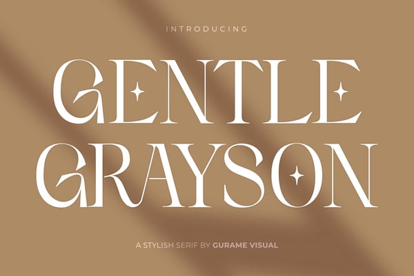 Gentle Grayson | Stylish Serif