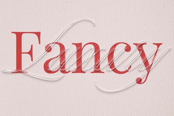 Glass Transparent Text Effect