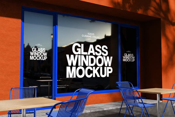 Glass Window Mockup