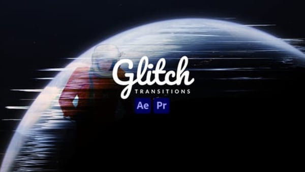 Glitch Distortion Transitions for After Effects & Premiere Pro | MOGRT