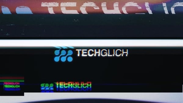 Glitch Logo Intro Reveal