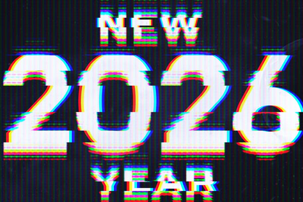 Glitch VHS Text Effect