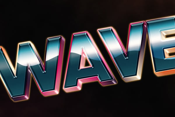 Glossy Text Effect
