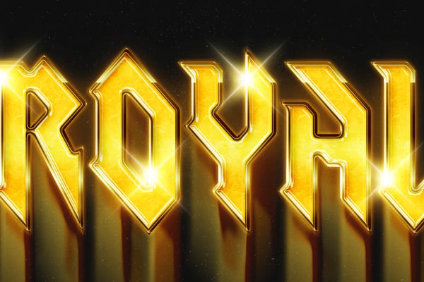 Gold Metallic Text Effect