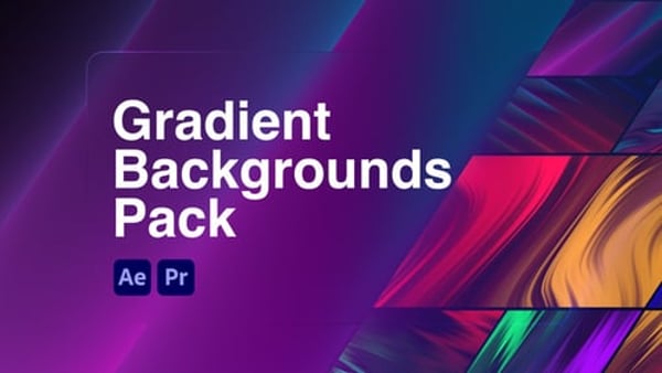 Gradient Backgrounds Pack - Abstract Gradient Motion Background Loop Pack