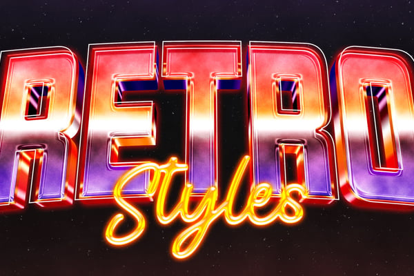 Gradient Neon Text Effect