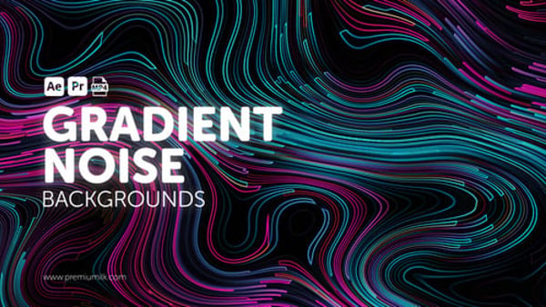 Gradient Noise Backgrounds | Abstract Grain Texture Motion Graphics Backdrops