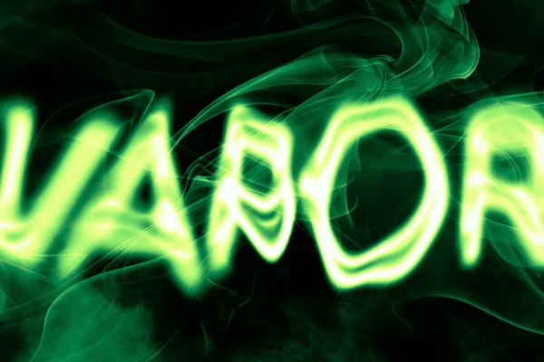Green Smoke Text Effect