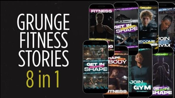 Grunge Fitness Stories
