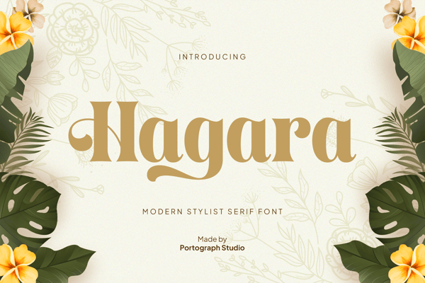 Hagara – Luxury Font