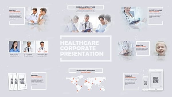 Healthcare Corporate Presentation – Medical Clinic & Hospital Promo for After Effects