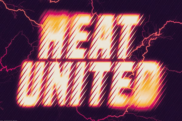 Heat Glow Text Effect