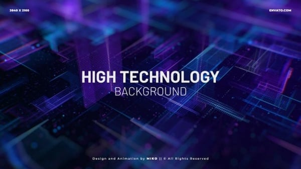 High Technology Background 4K