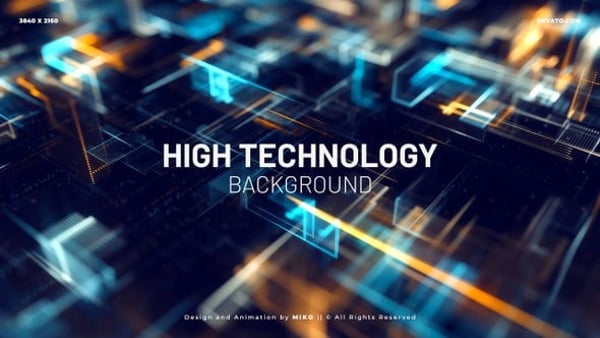 High Technology Background 4K