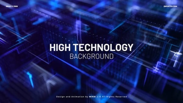 High Technology Background 4K