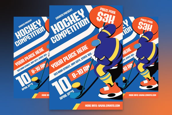 Hockey Competition Flyer Event