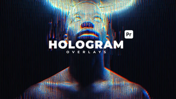 Hologram Overlays Toolkit for Premiere Pro | Sci-Fi & Digital UI Visuals