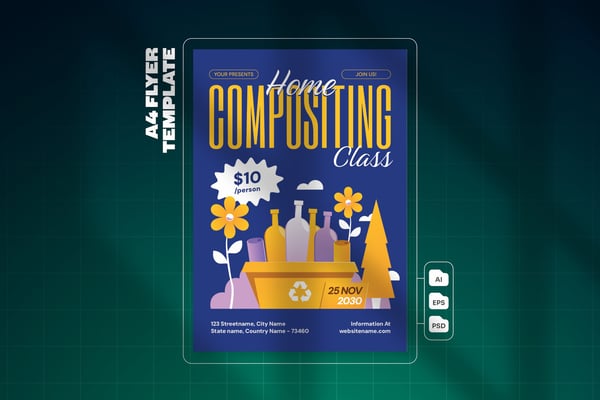 Home Compositing Class - Flyer Template