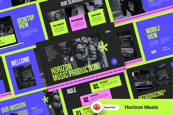 Horizon – Music Production PowerPoint