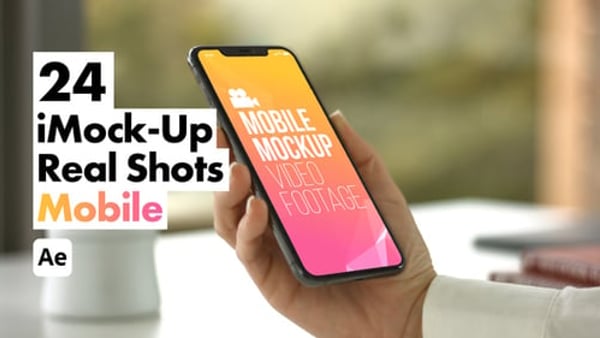 iMock-Up Real Mobile - Realistic Smartphone Screen Presentation Mockup Template