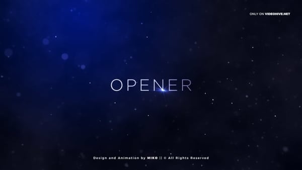 Intro Trailer Logo Opener
