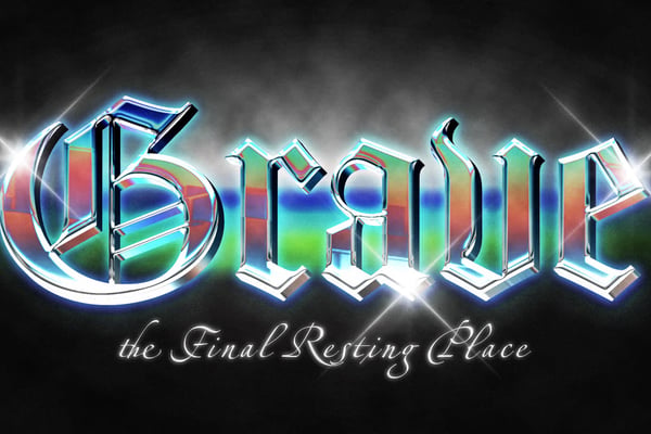 Iridescent Chrome Text Effect