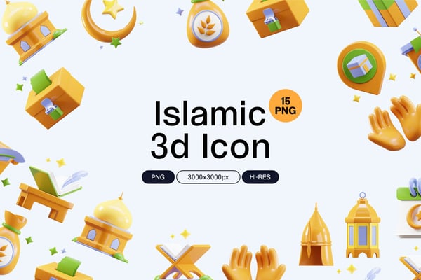 Islamic 3d Icon