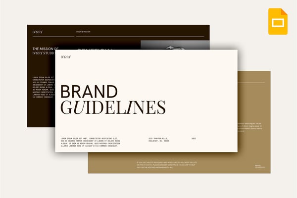 Ivory Brand Guidelines - GoogleSlides