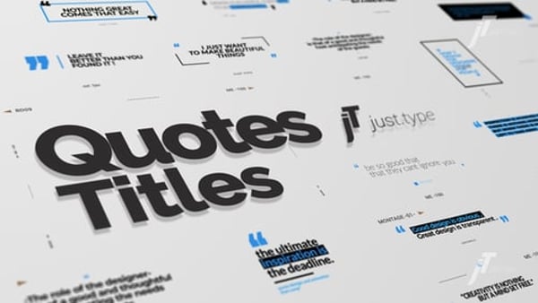 Just Type | Quote Titles