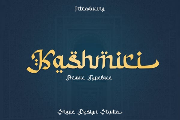 Kashmiri - Arabic Typeface