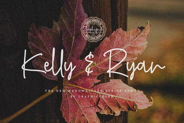 Kelly & Ryan | The Handwritten Font