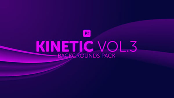 Kinetic Backgrounds 3 for Premiere Pro - Dynamic Modern Motion Graphics Animation Pack