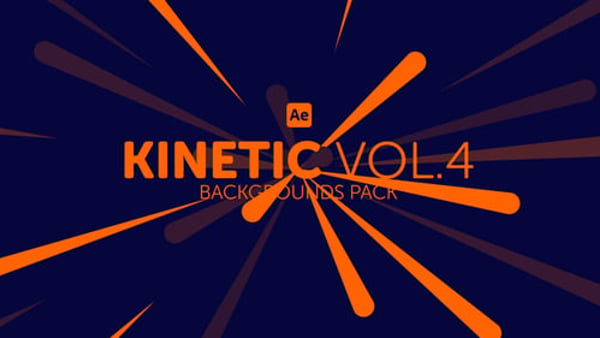 Kinetic Backgrounds 4 - Dynamic Modern Motion Graphics Animation Pack