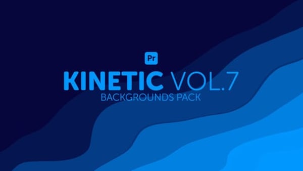 Kinetic Backgrounds 7 for Premiere Pro - Dynamic Modern Motion Graphics Animation Pack