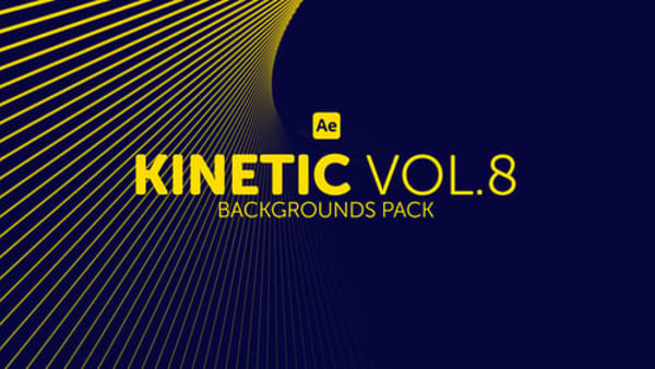 Kinetic Backgrounds 8 - Dynamic Modern Motion Graphics Animation Pack