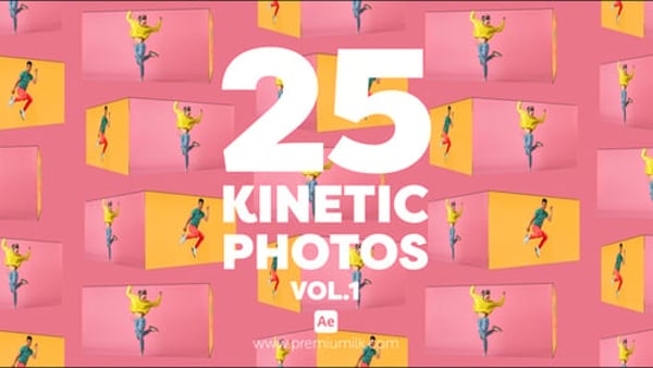 Kinetic Photos Vol 1 - Dynamic Photo Slideshow Animation Template