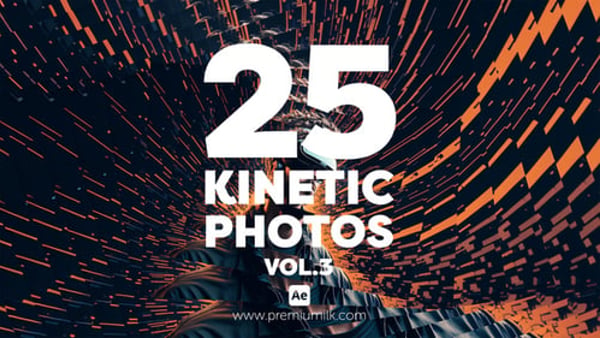 Kinetic Photos Vol 3 - Dynamic Photo Slideshow Animation Template